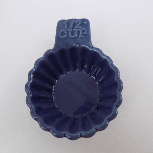 Set of 4 Ashland Fall Theme Heirloom Harvest Ceramic Stacking Measuring Cups New - Picture 5 of 7